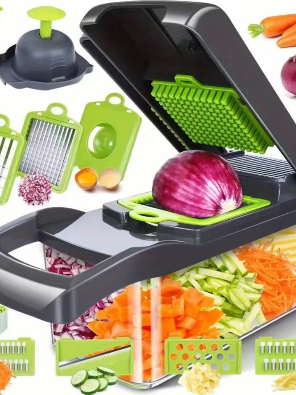 Brand New 16-in-1 Vegetable Chopper, Professional Onion Chopper